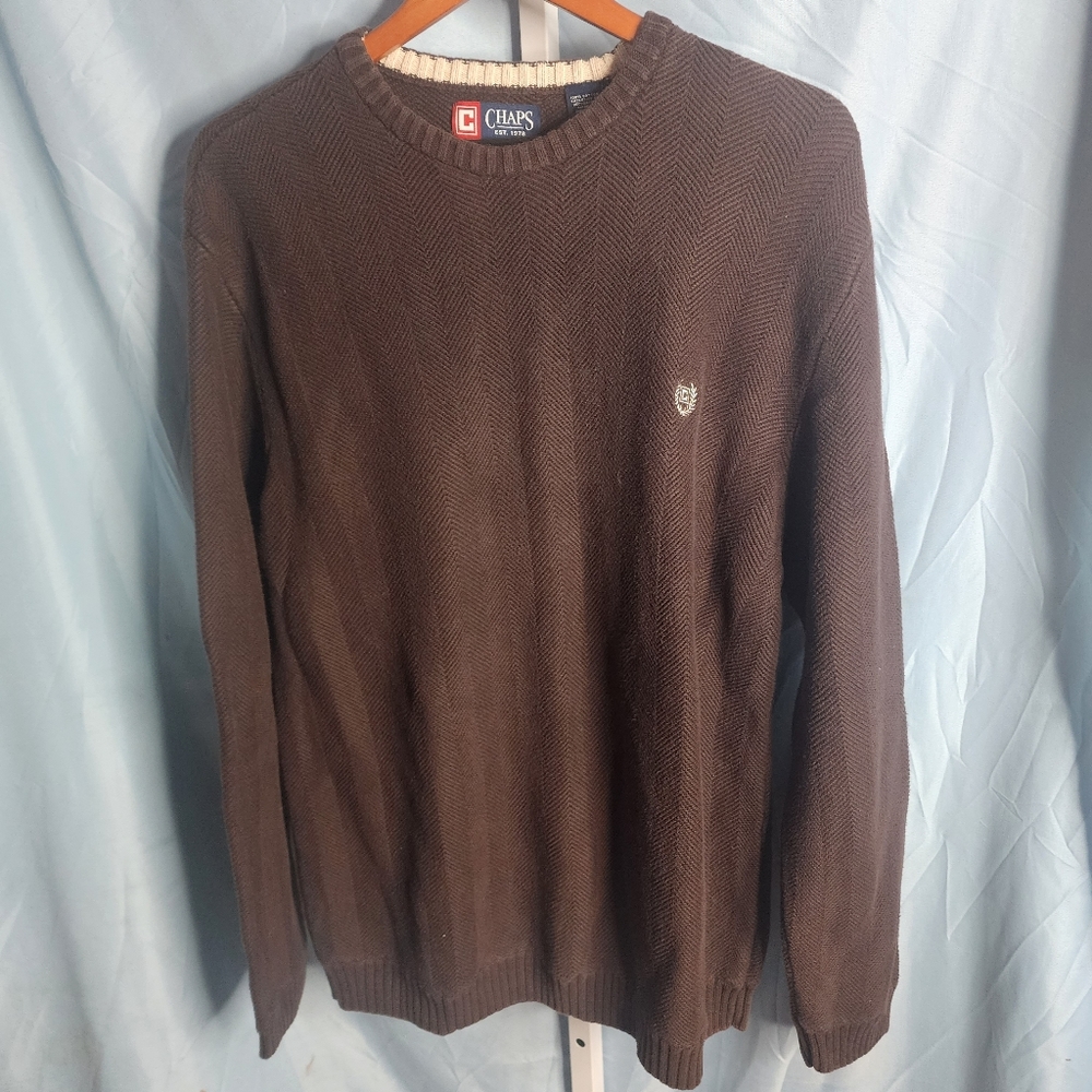 Chaps crewneck sweater size XL